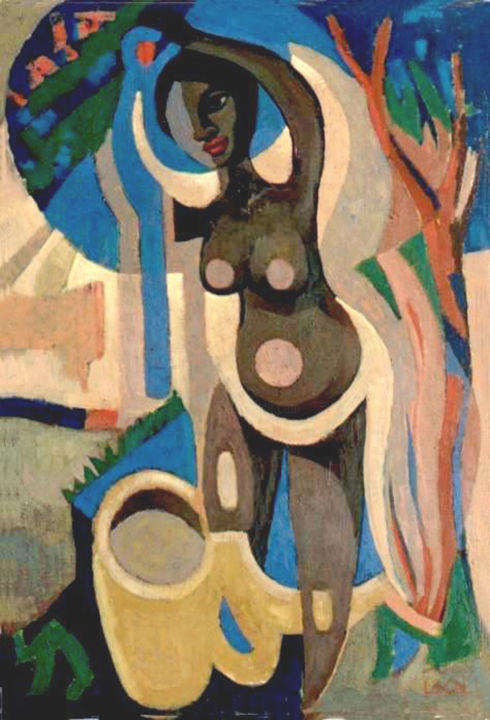 Louis-Jean Gal : Pileuse de mil